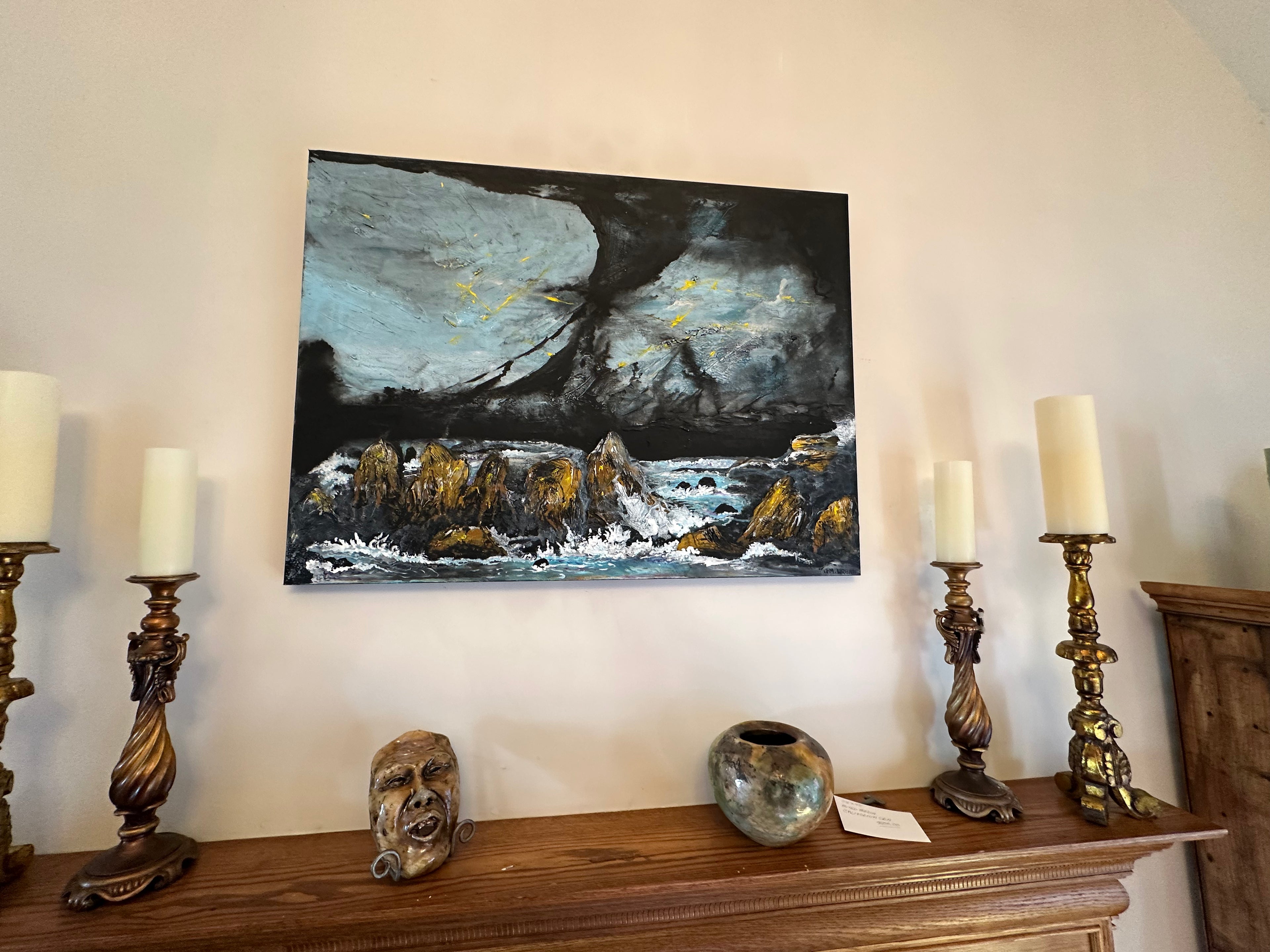 California Sea — Original Acrylic Painting