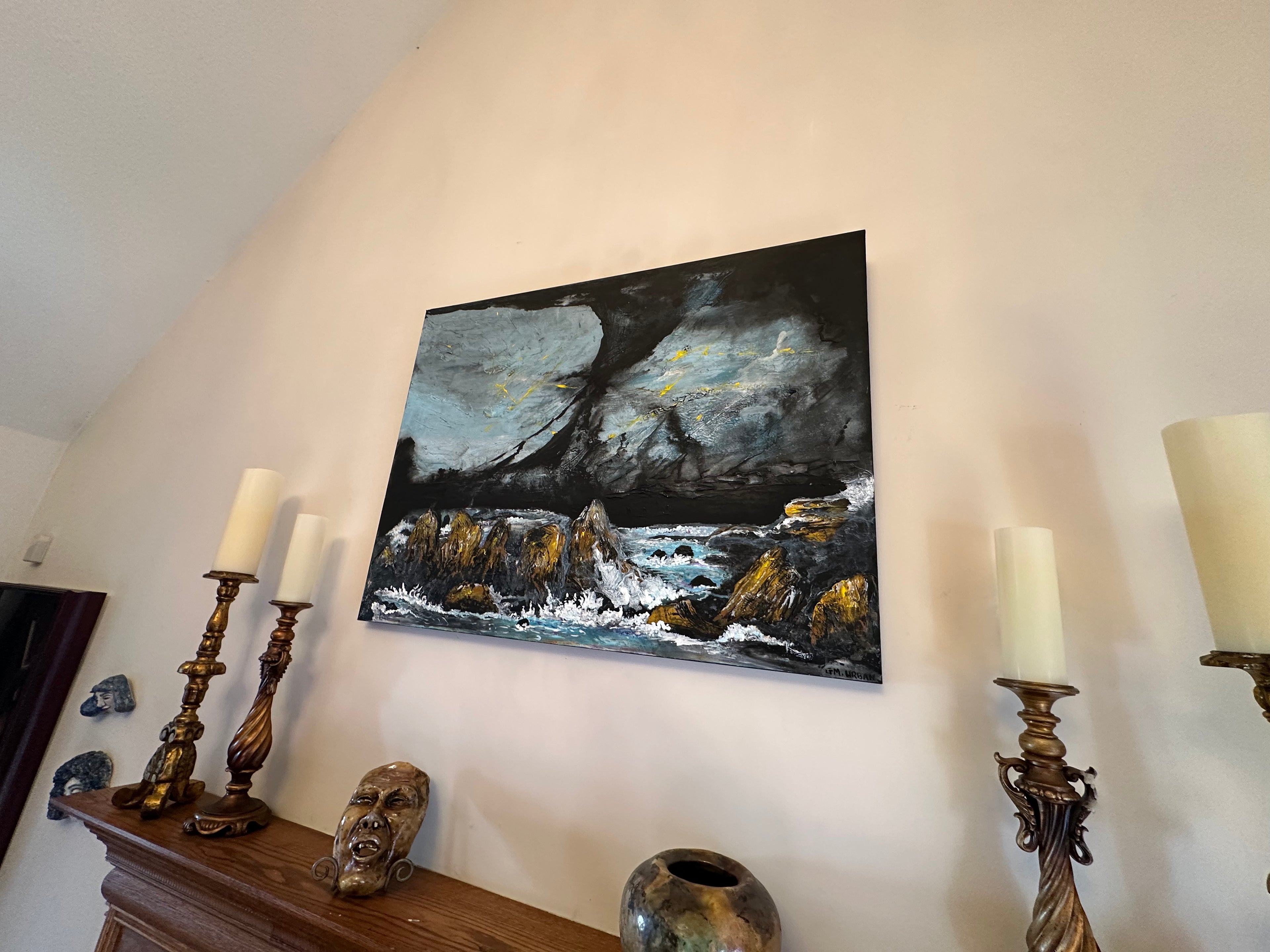 California Sea — Original Acrylic Painting