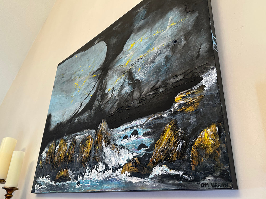 California Sea — Original Acrylic Painting