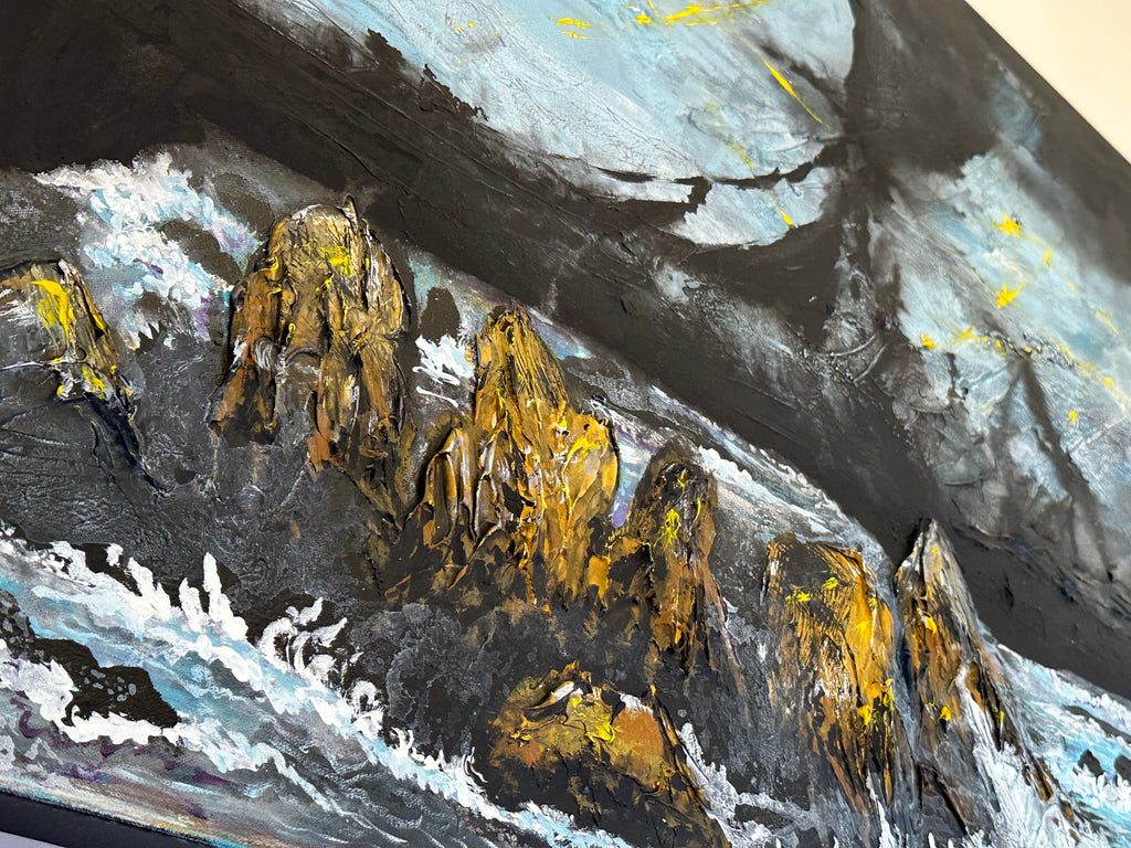 California Sea — Original Acrylic Painting