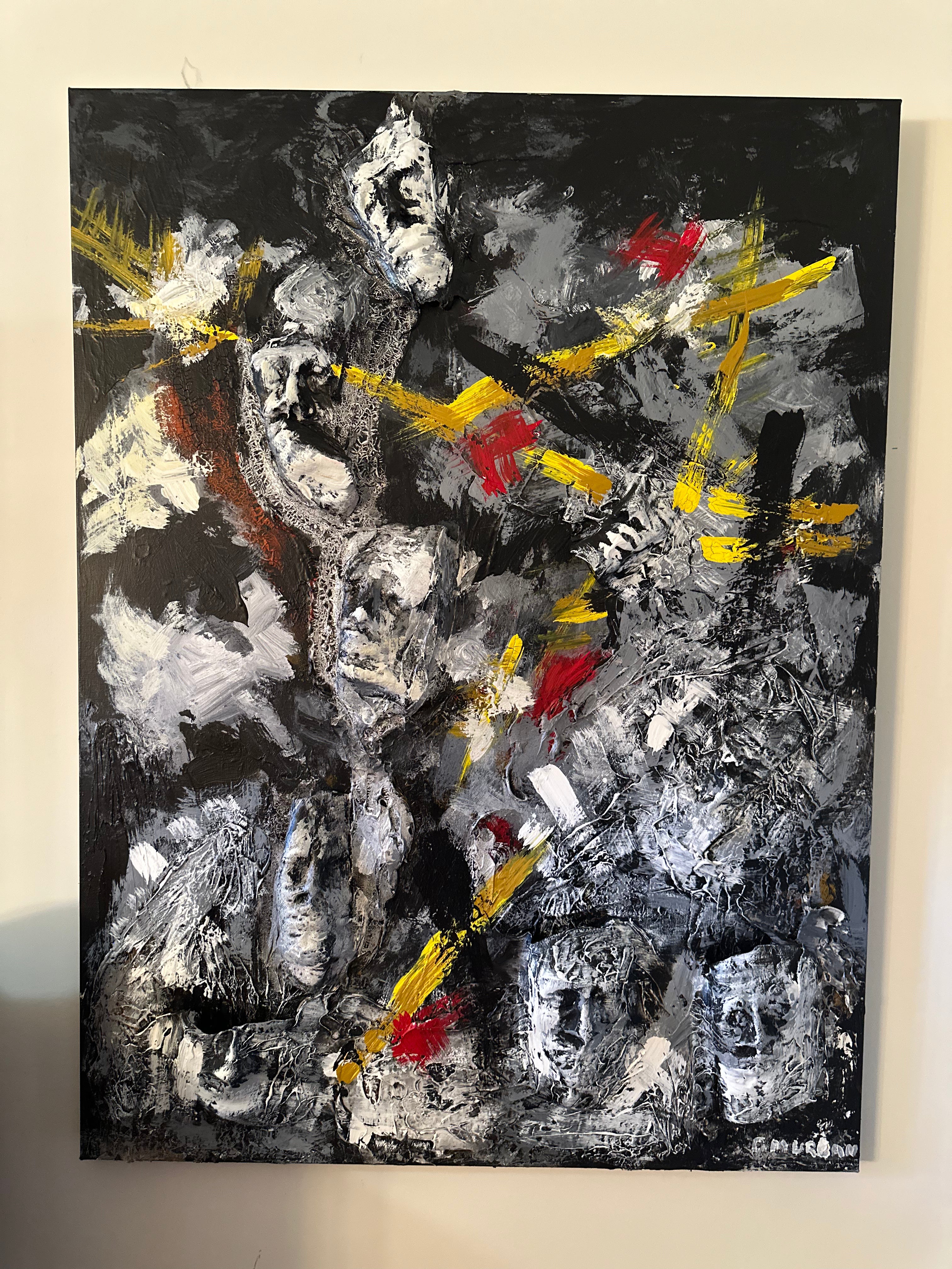 Faces — Original Abstract Expressionist Painting