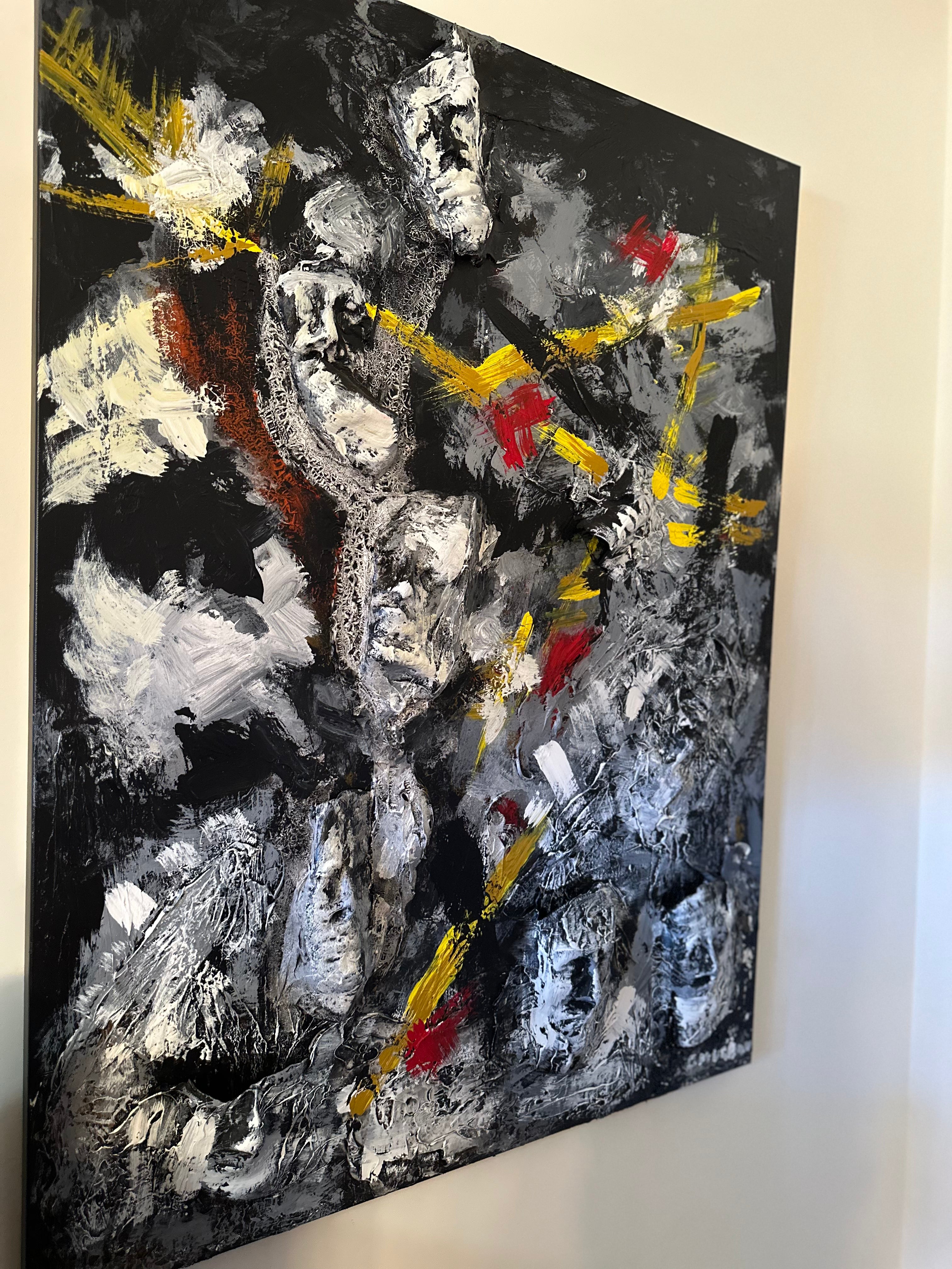 Faces — Original Abstract Expressionist Painting