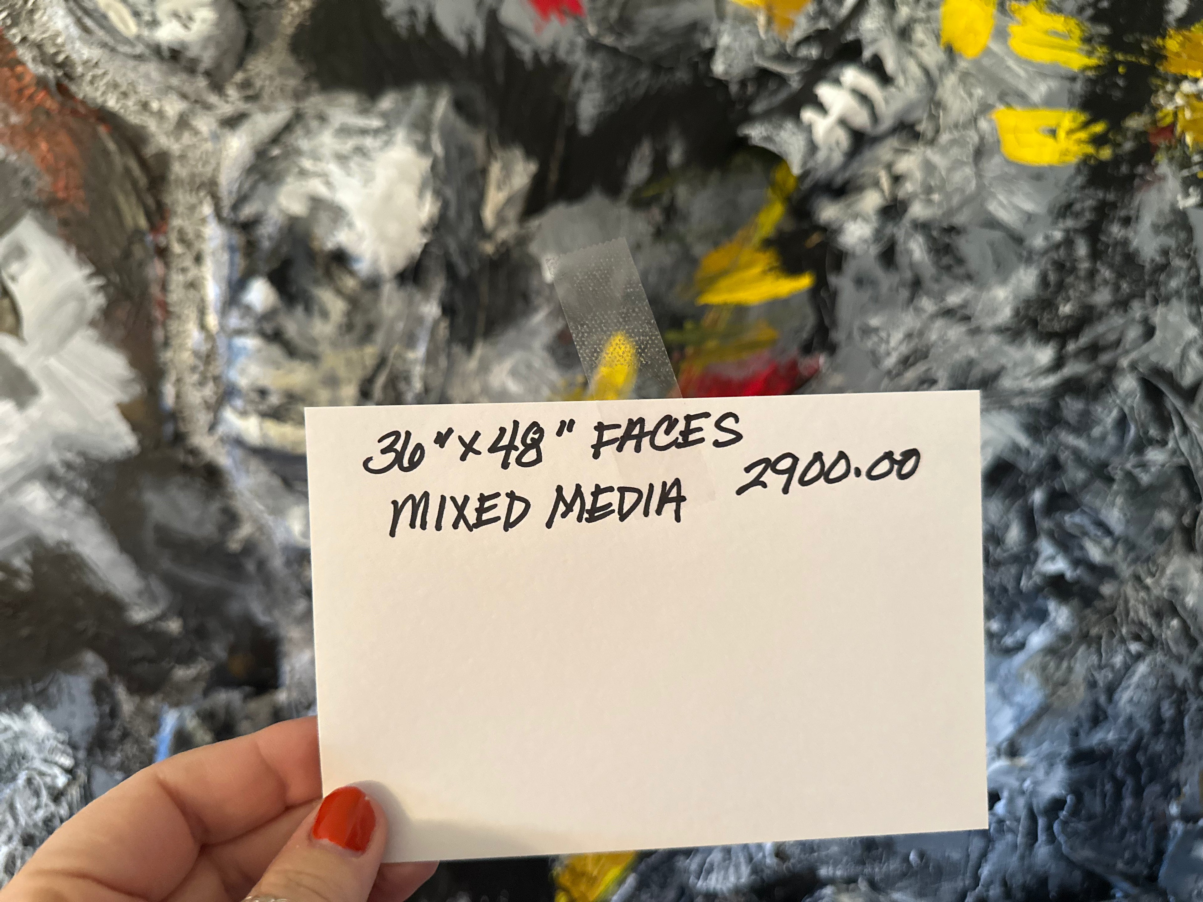 Faces — Original Abstract Expressionist Painting