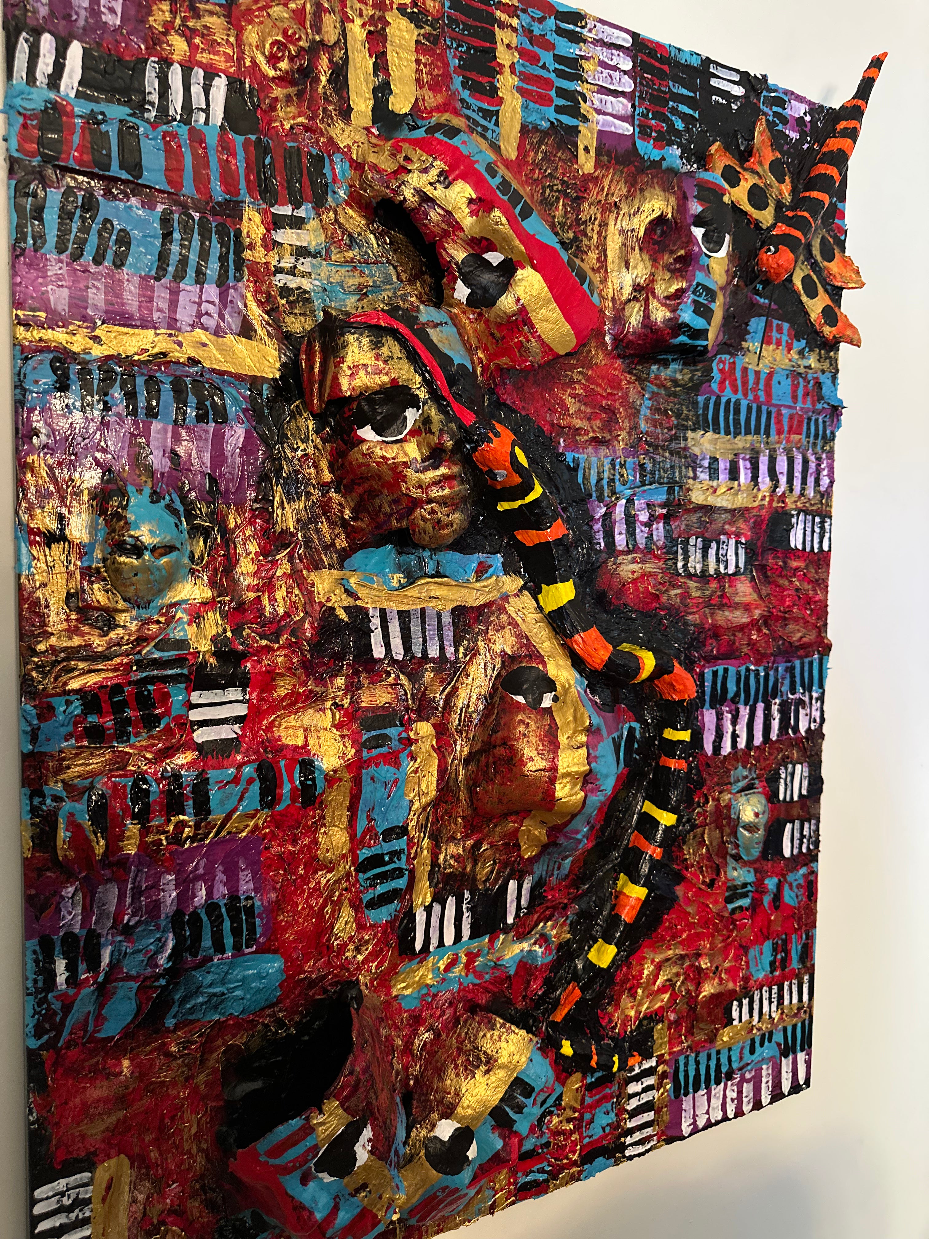 Carnival — Original Abstract Mixed-Media Painting