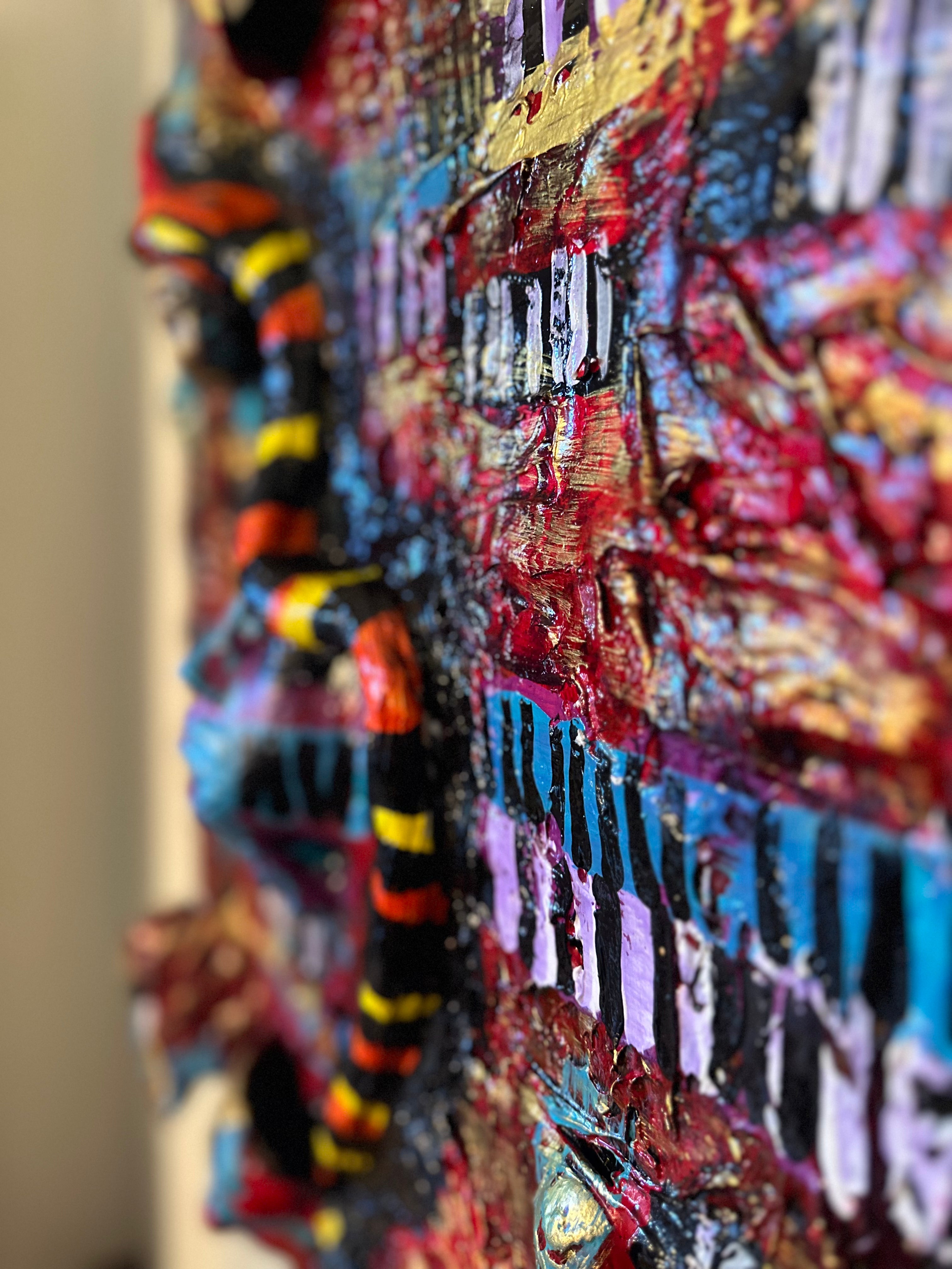 Carnival — Original Abstract Mixed-Media Painting