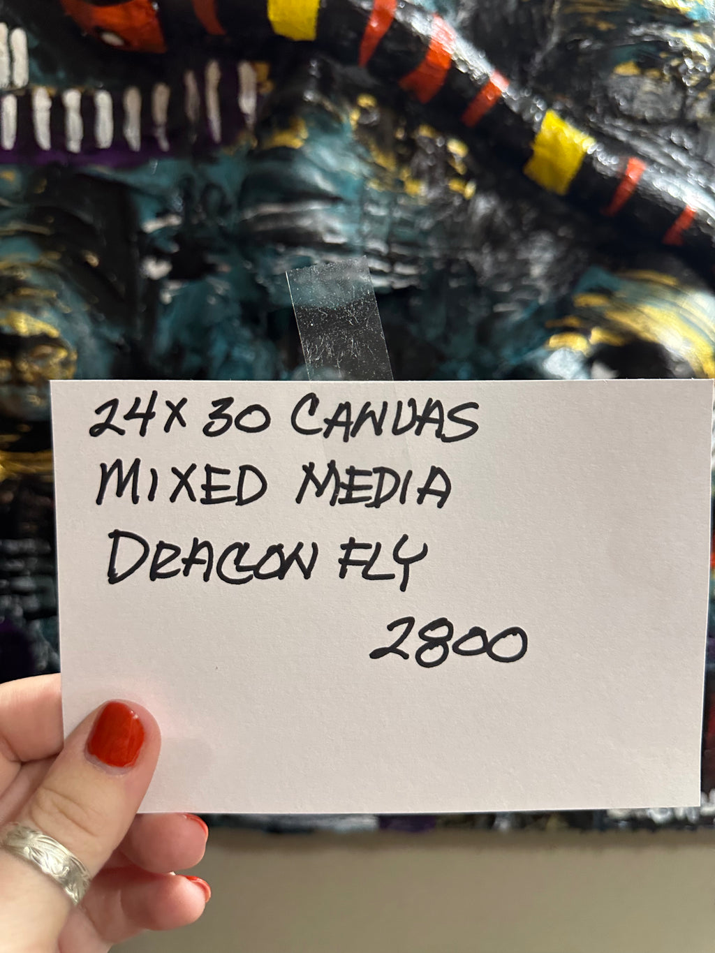 Dragon Fly — Original Mixed-Media Sculptural Artwork