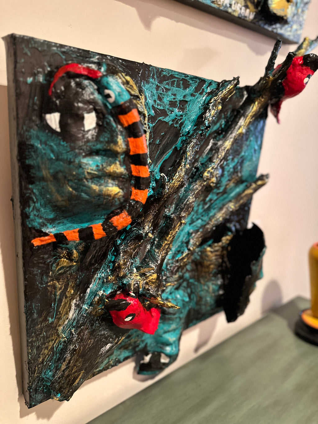 Surprised — Original Mixed-Media Sculptural Artwork