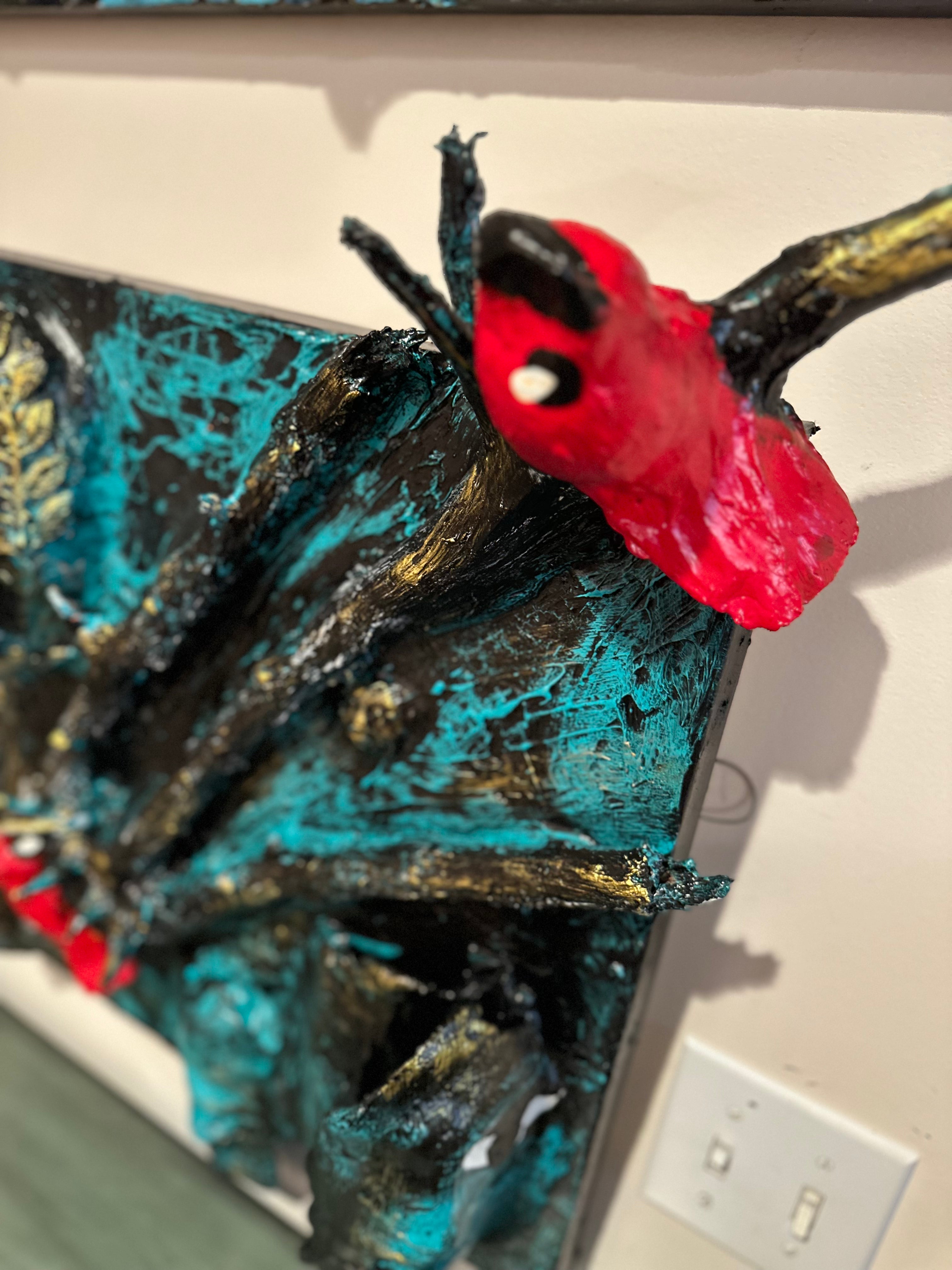 Surprised — Original Mixed-Media Sculptural Artwork