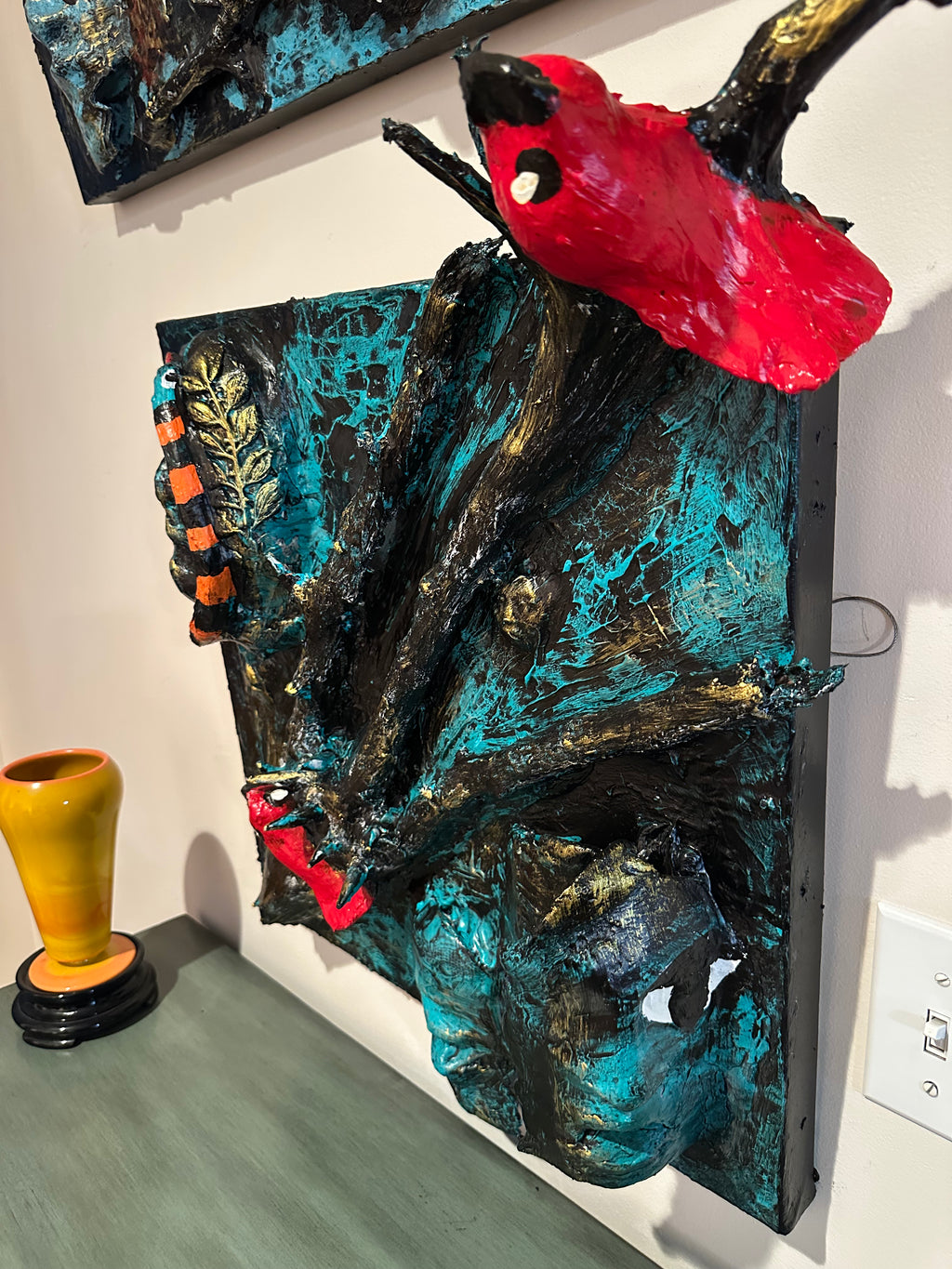 Surprised — Original Mixed-Media Sculptural Artwork