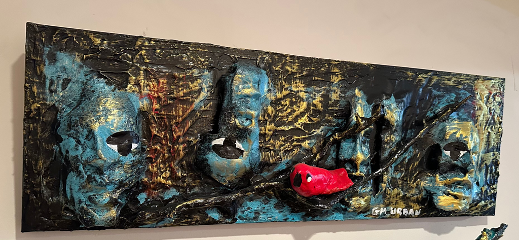Fractured — Original Mixed-Media Sculptural Artwork