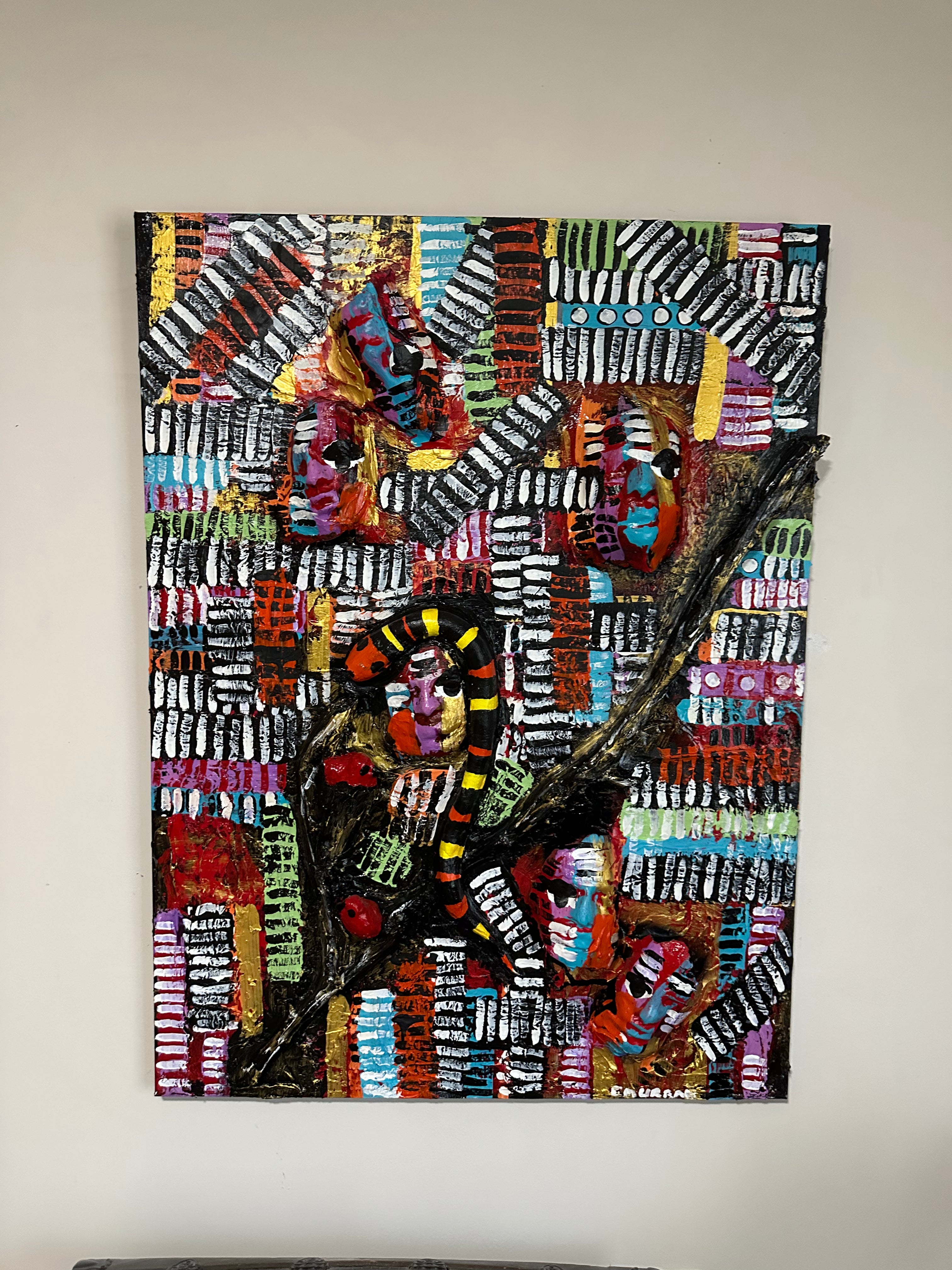 Color Dance — Original Mixed-Media Textured Artwork