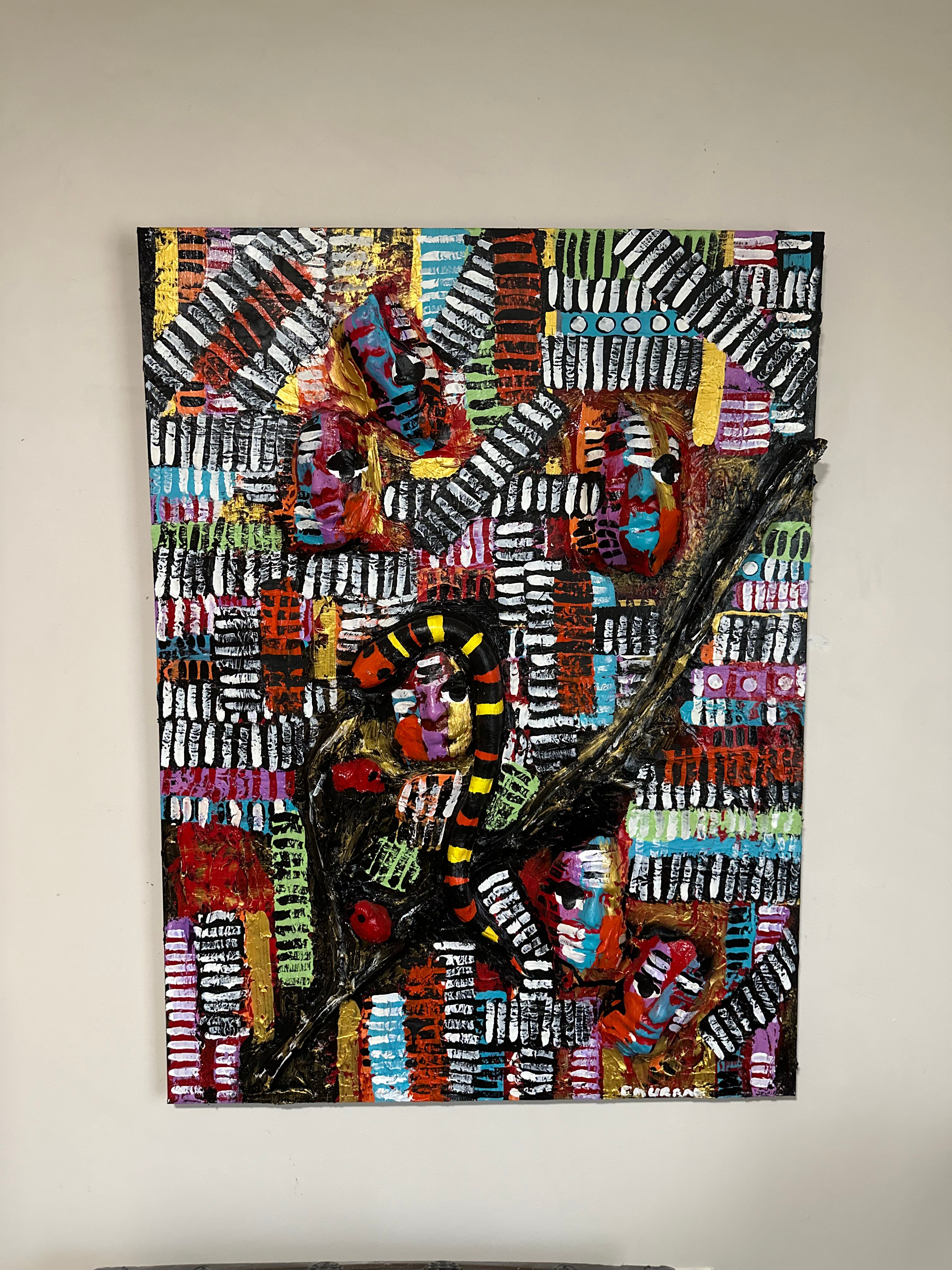 Color Dance — Original Mixed-Media Textured Artwork