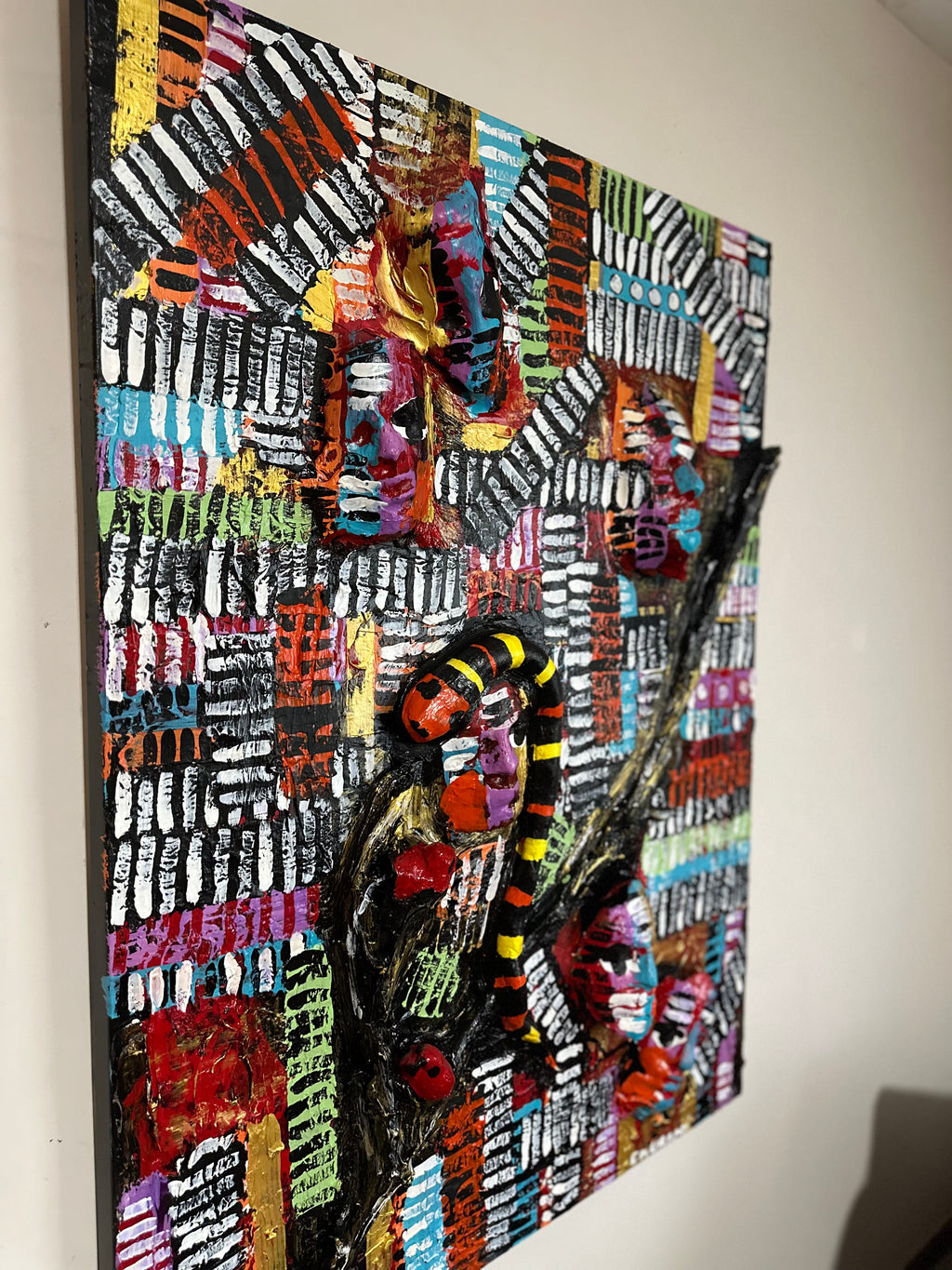 Color Dance — Original Mixed-Media Textured Artwork