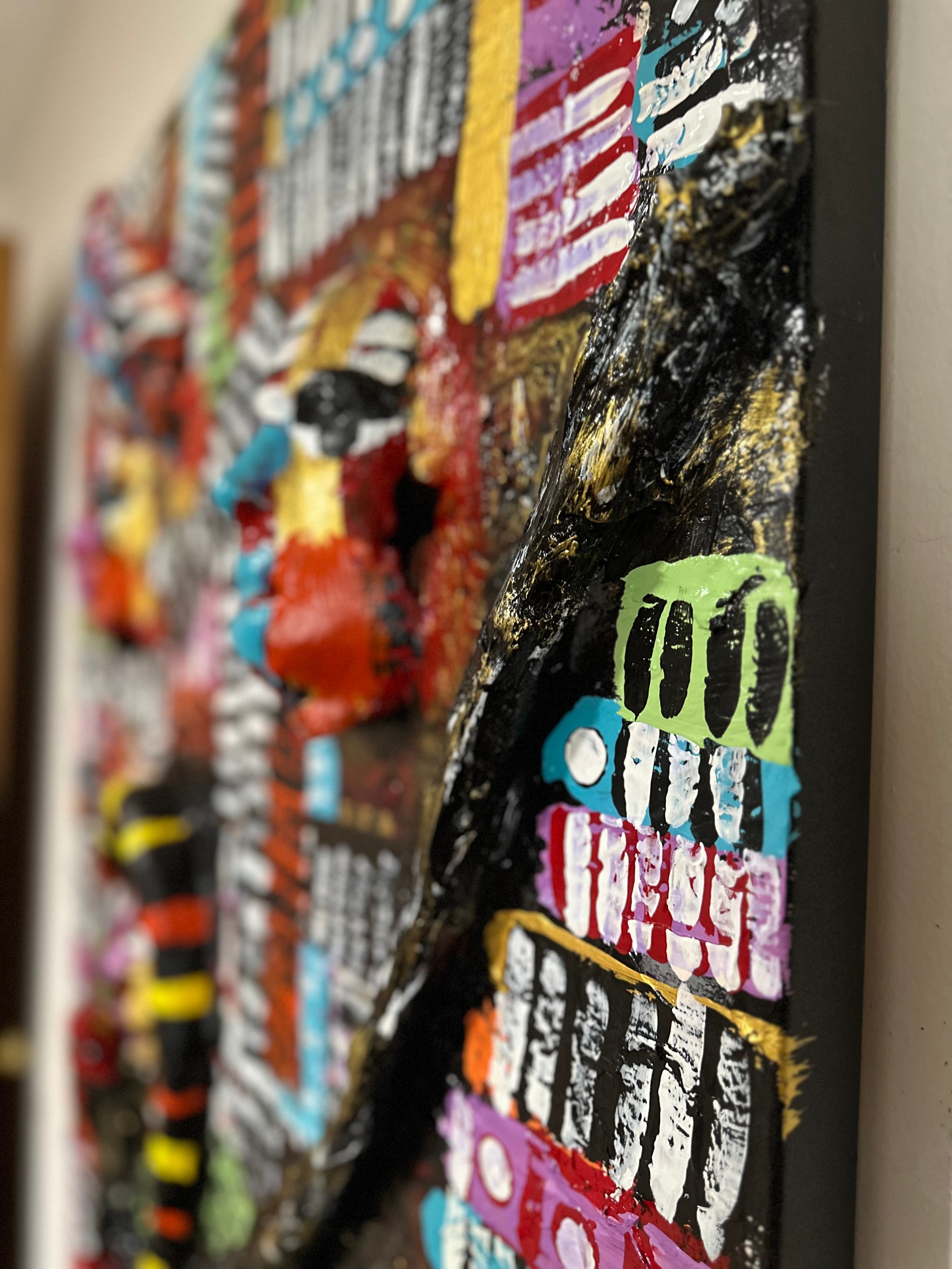 Color Dance — Original Mixed-Media Textured Artwork