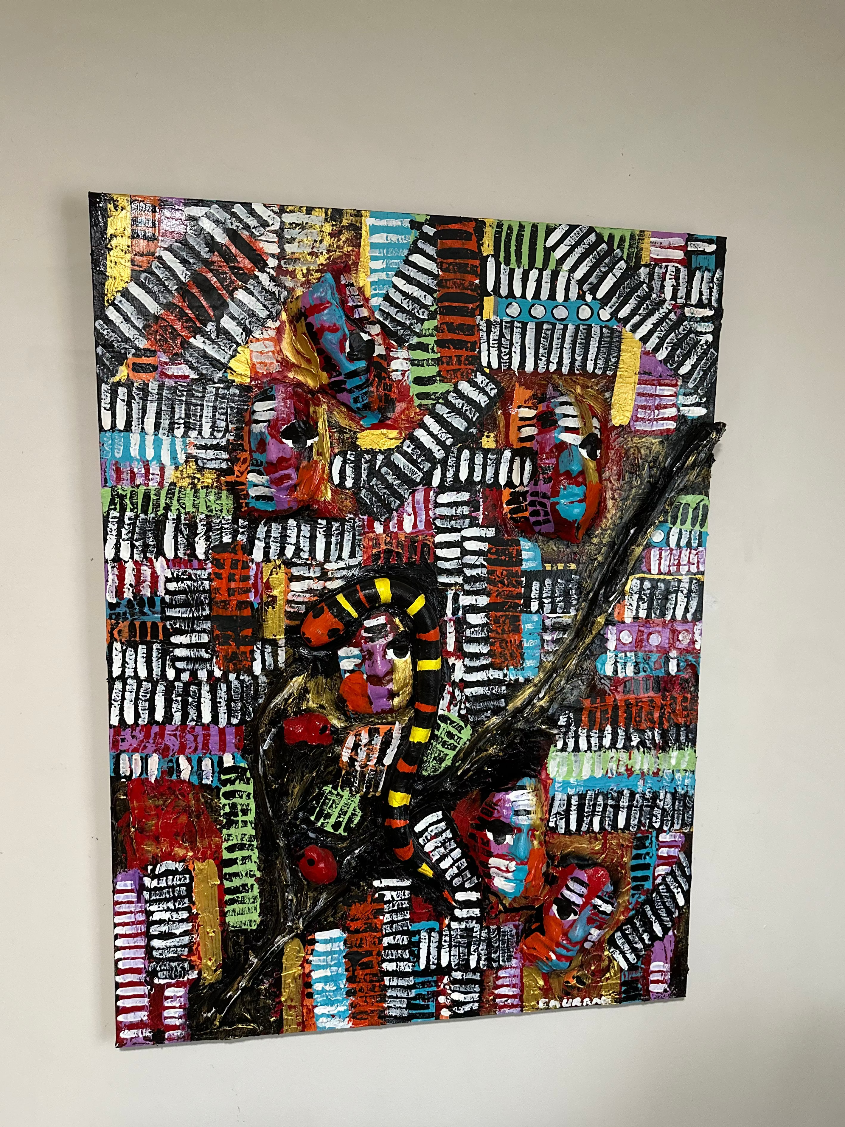 Color Dance — Original Mixed-Media Textured Artwork