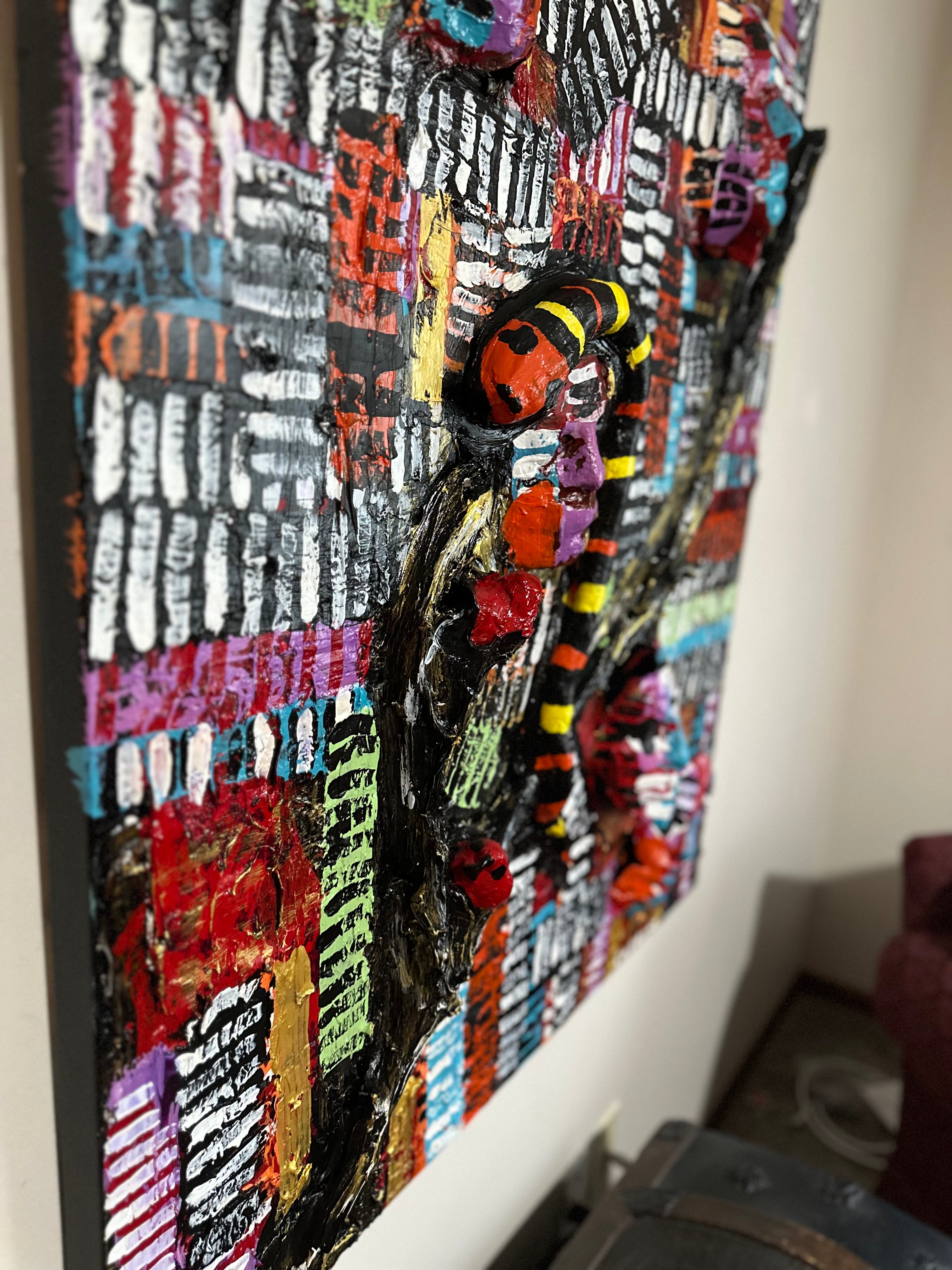 Color Dance — Original Mixed-Media Textured Artwork