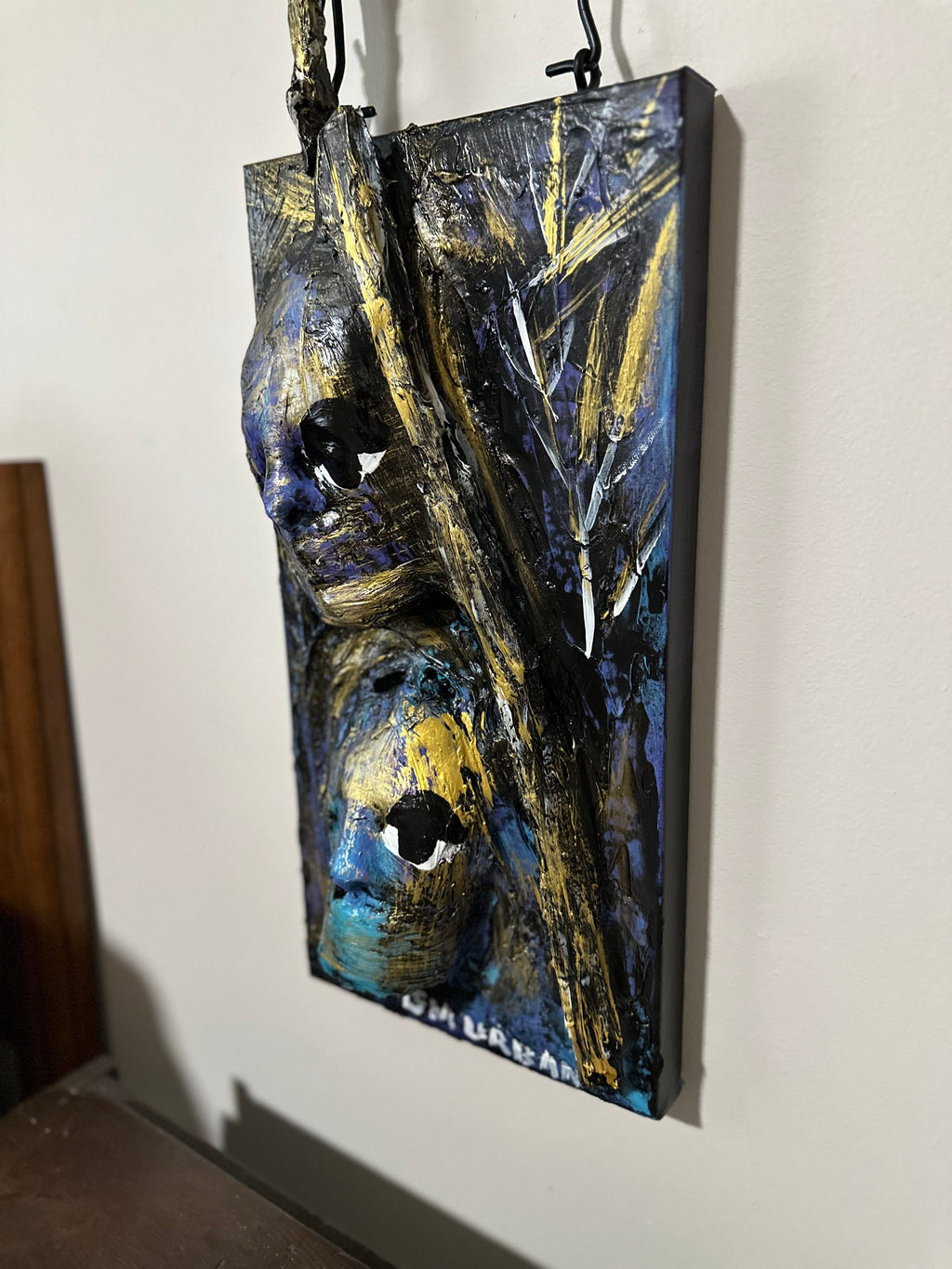 3 Spirit Guides — Original Mixed-Media 3D Artwork