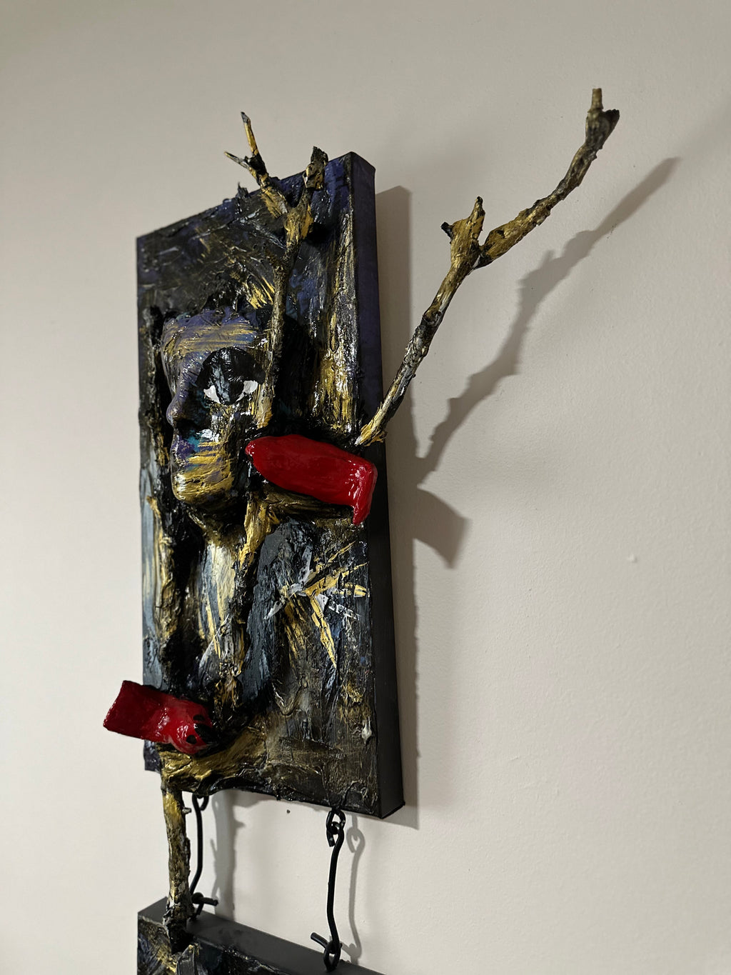 3 Spirit Guides — Original Mixed-Media 3D Artwork