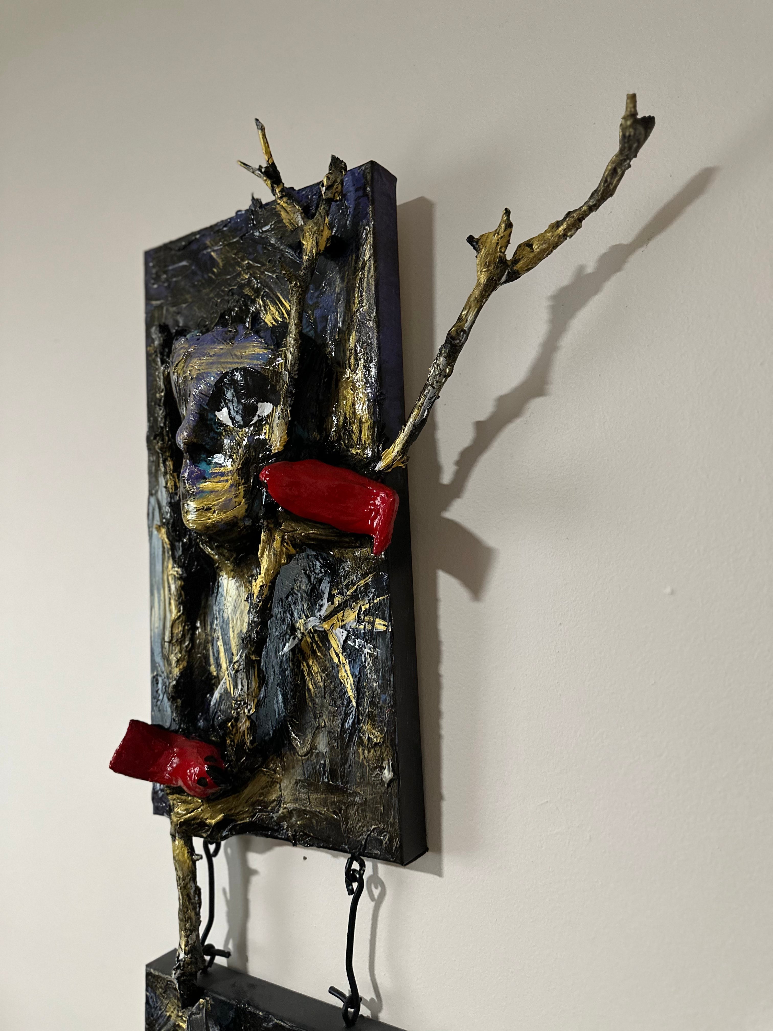 3 Spirit Guides — Original Mixed-Media 3D Artwork