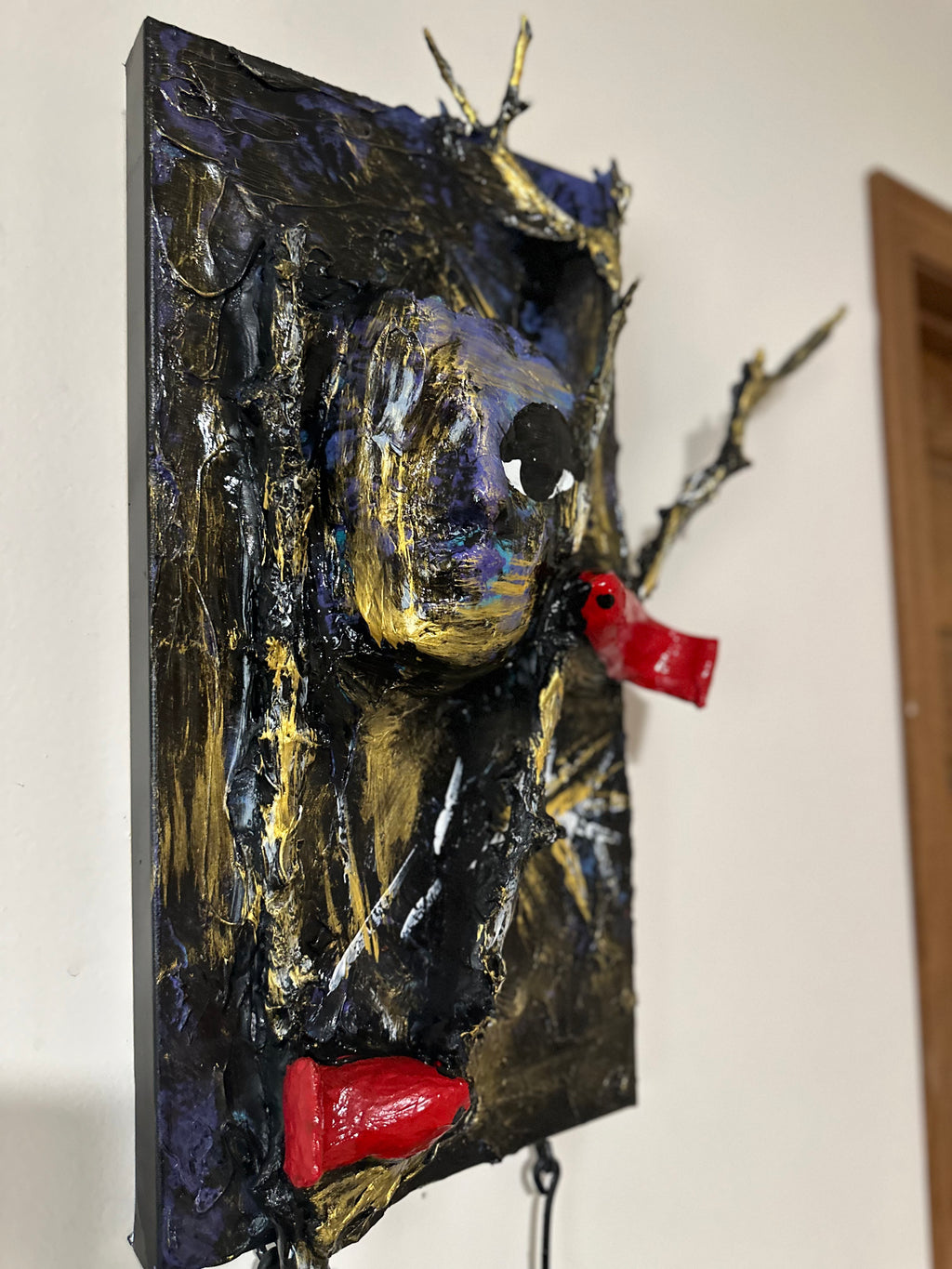 3 Spirit Guides — Original Mixed-Media 3D Artwork