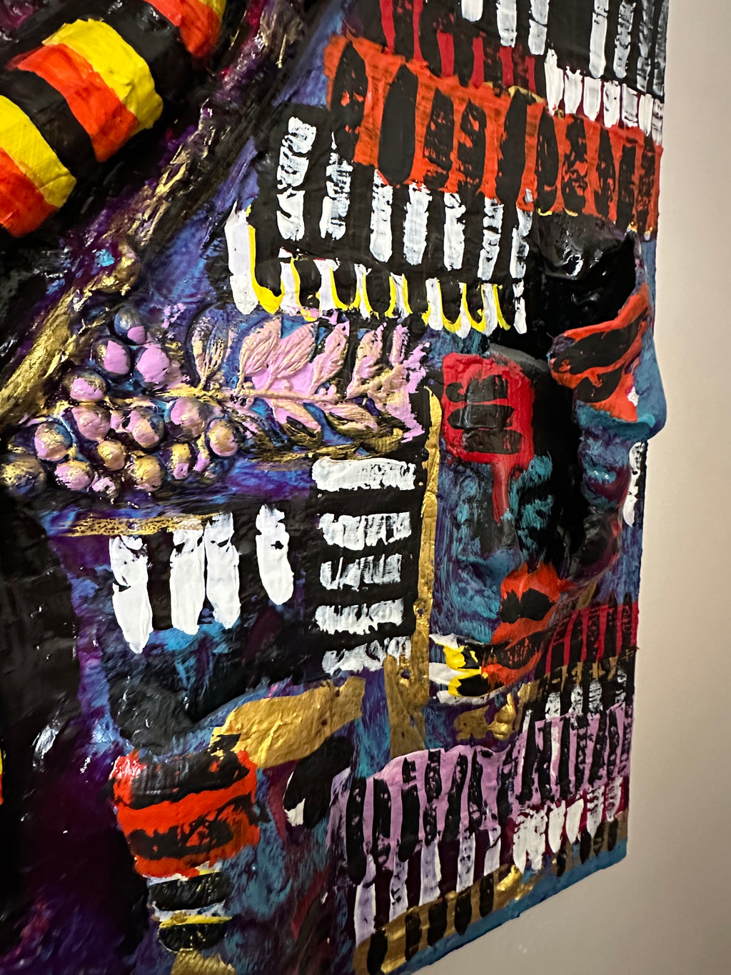 Wispering Dragonfly — Original Mixed-Media Textured Painting