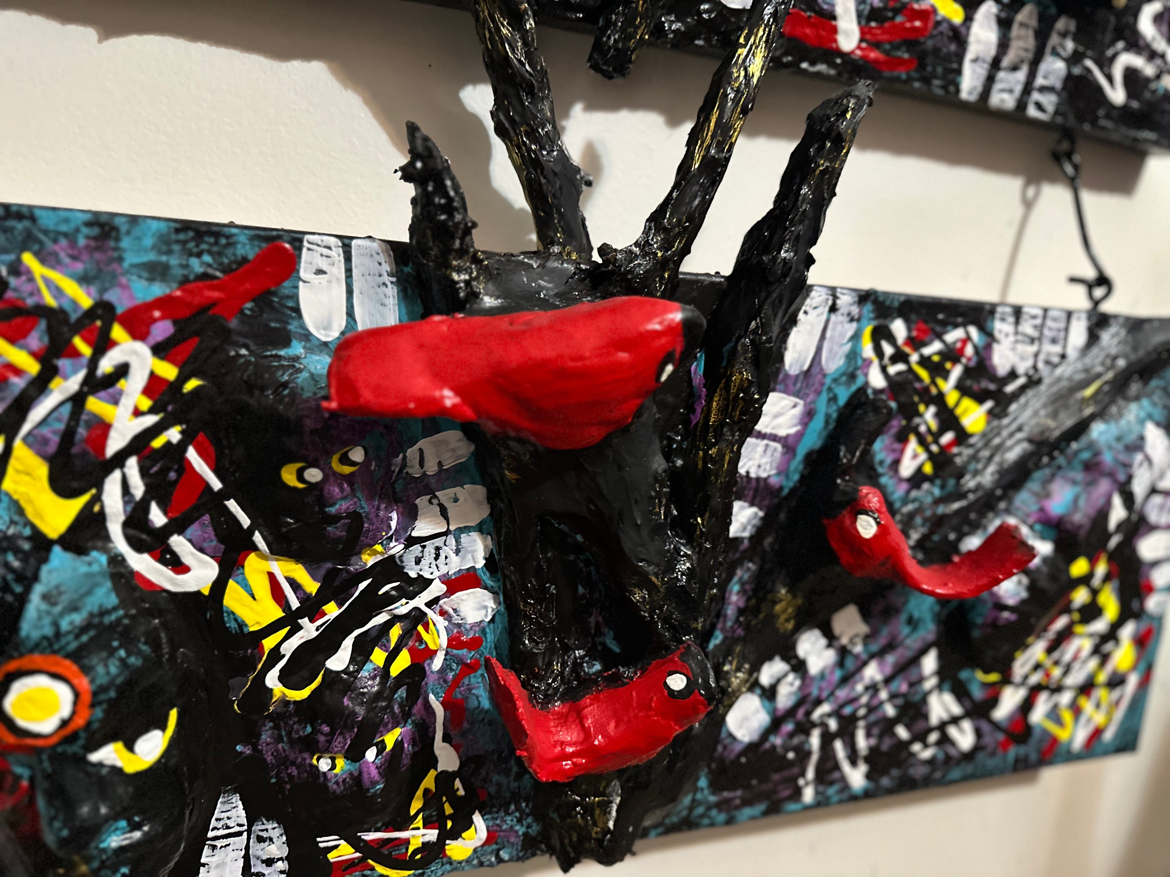 Scottish Dance — Original 3D Mixed-Media Painting