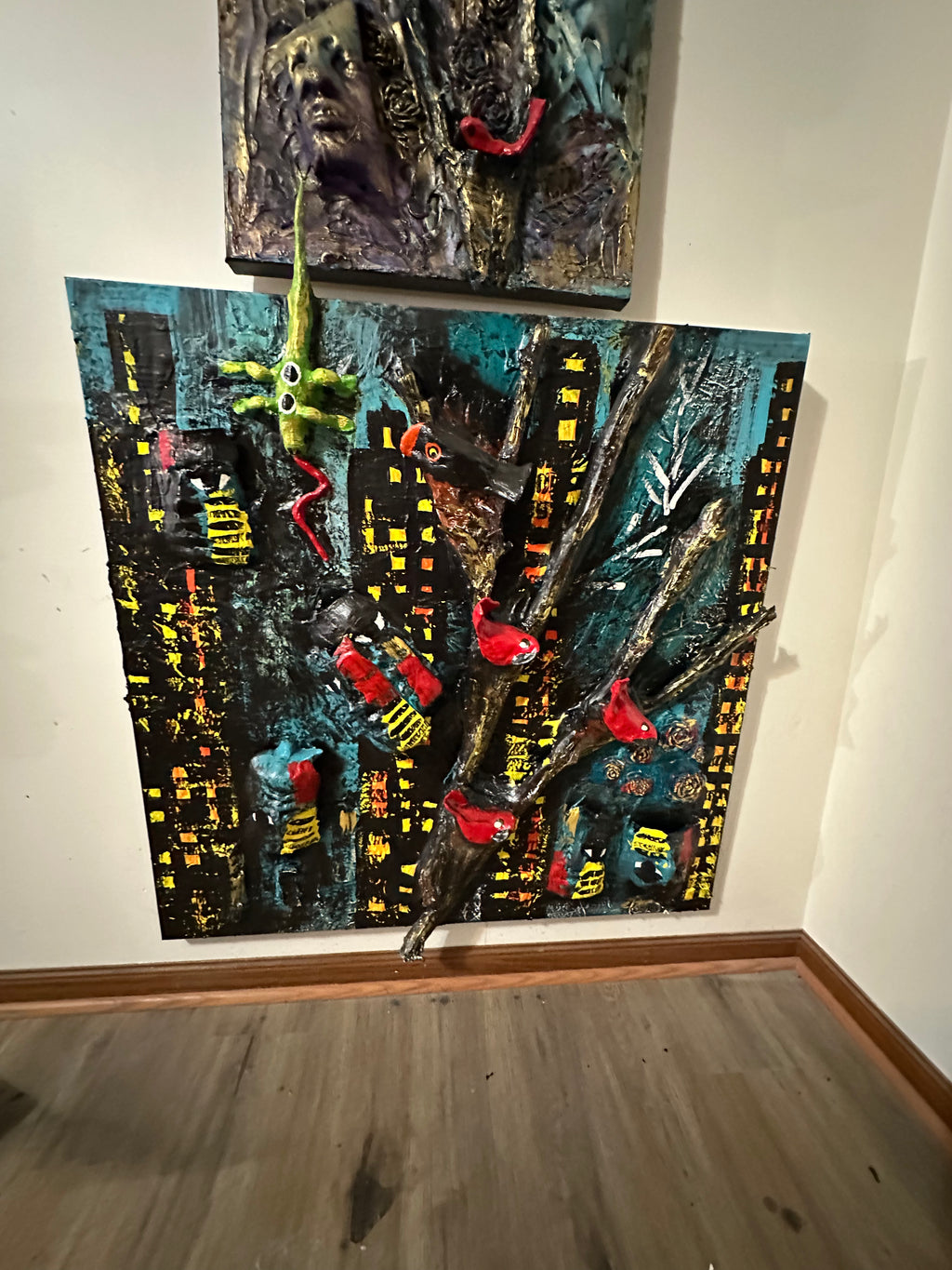 Blackwood Lights — Original 3D Mixed-Media Masterpiece