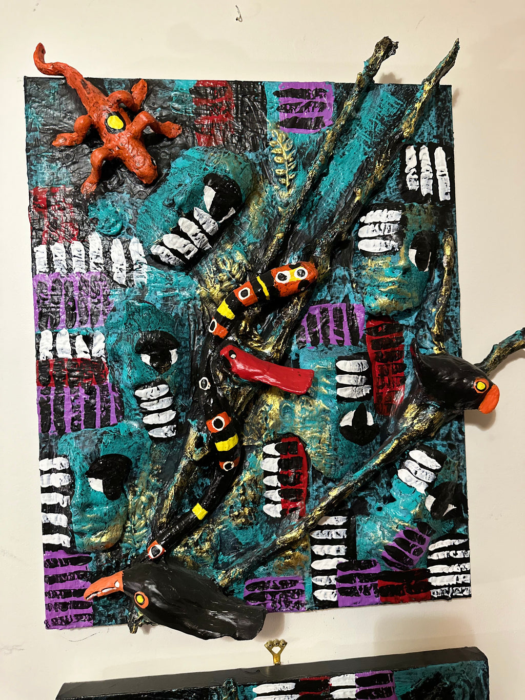Tucan Song — Original 3D Mixed-Media Painting